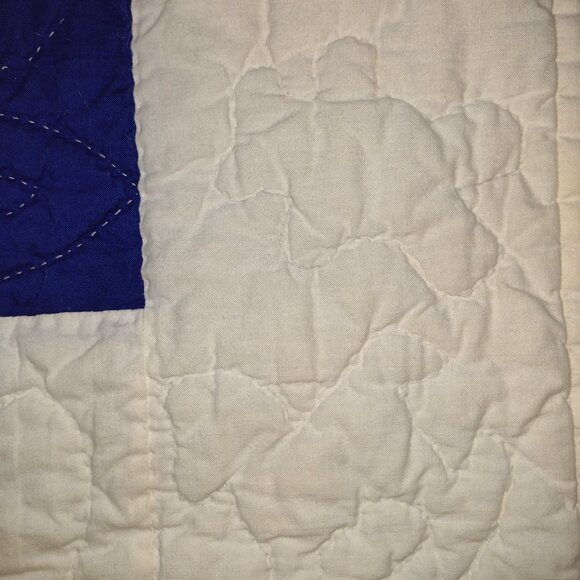 NEW Handmade Stunning Rainbow Baby Quilt/Wall Hanging w Detailed Hand Quilting - Picture 5 of 13